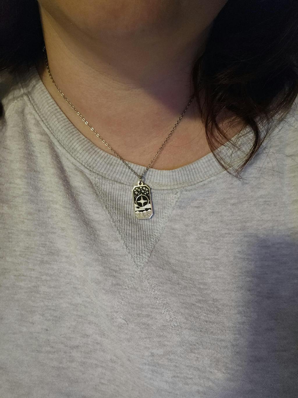 The Cleric Pendant Enamel Necklace