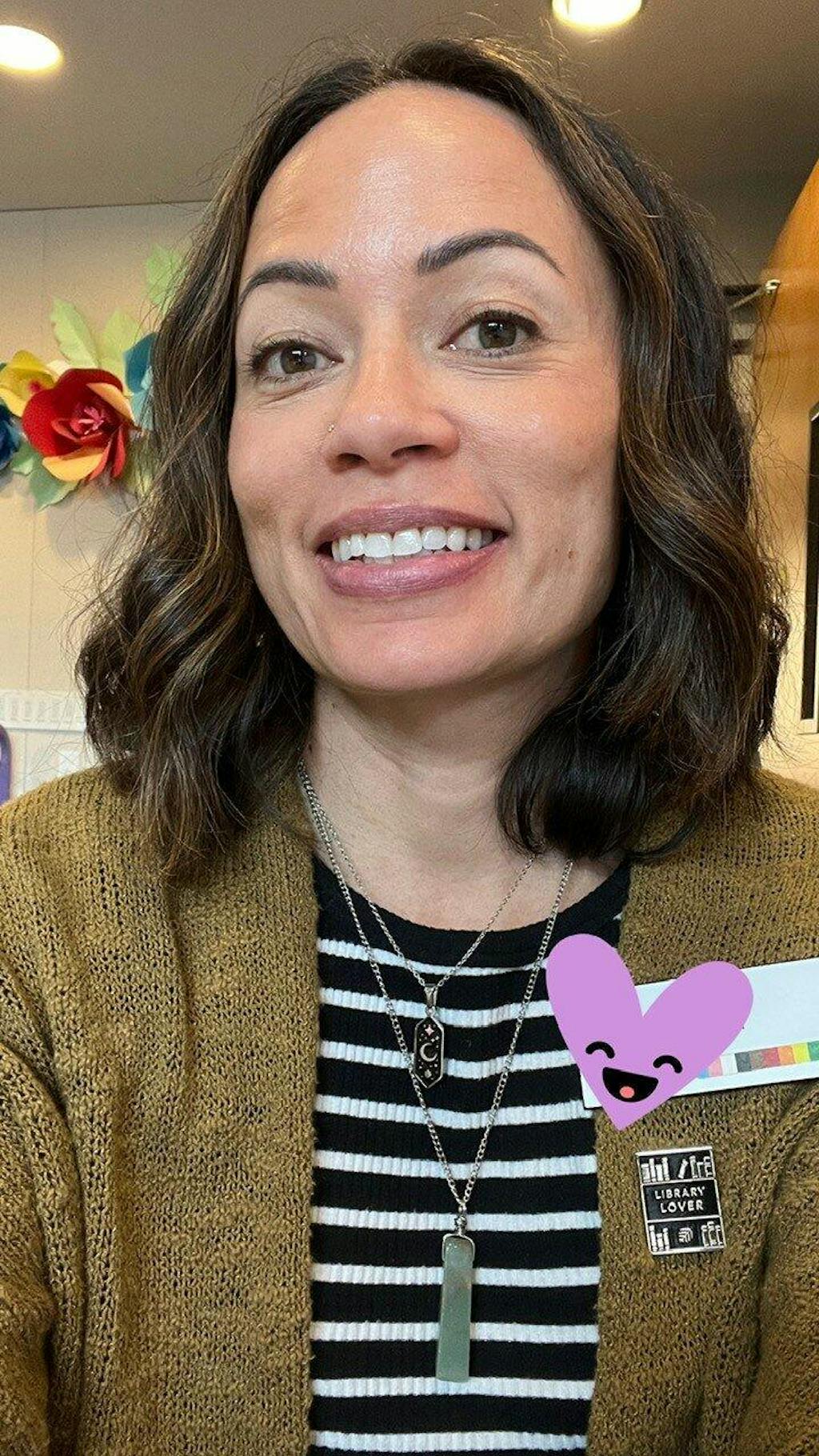 Crescent Moon Pendant Enamel Necklace