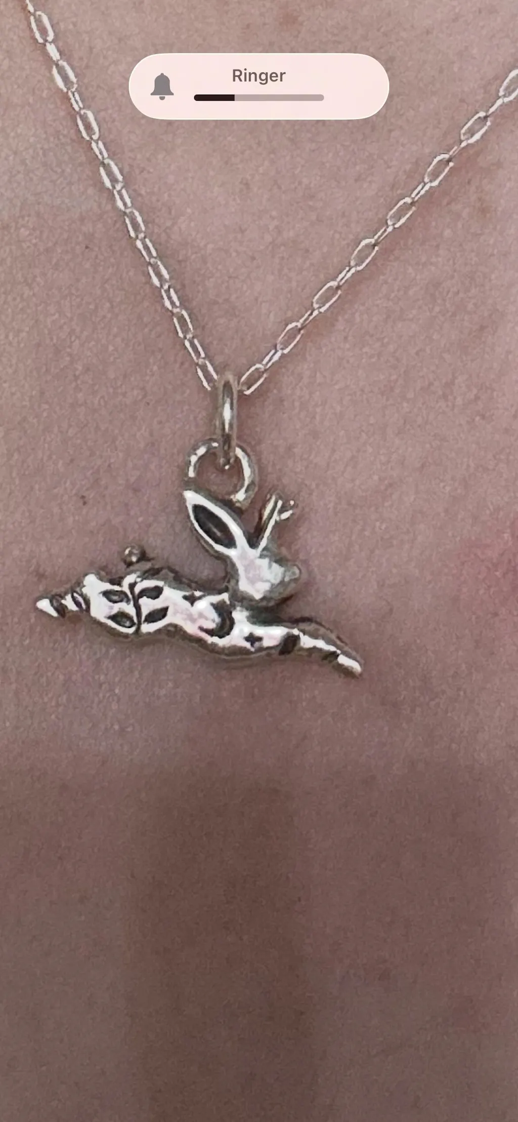 Leaping Rabbit or Jackalope Pendant (Made to order)