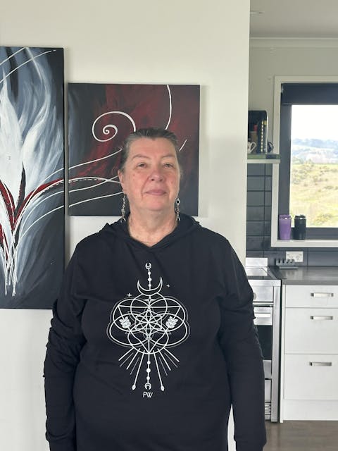 Stars Will Light the Way unisex long-sleeve hooded tee