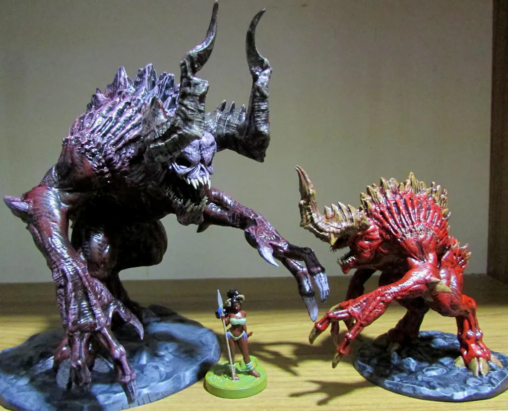 DEMON BEAST Demon Resin 3D Printed Fantasy Miniature D&D Tabletop RPG