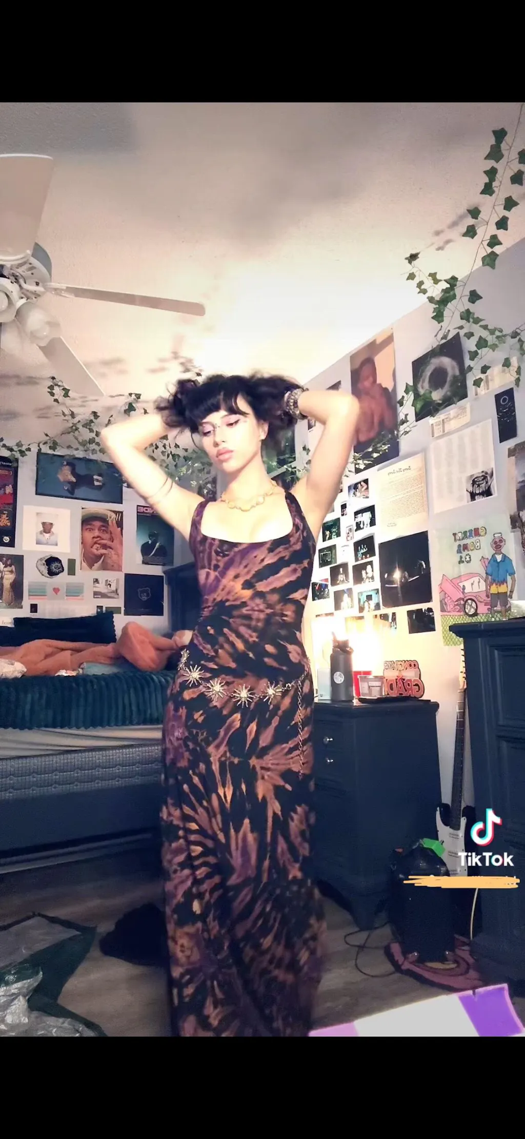 Copper - Gold Nebula Dress main image 1
