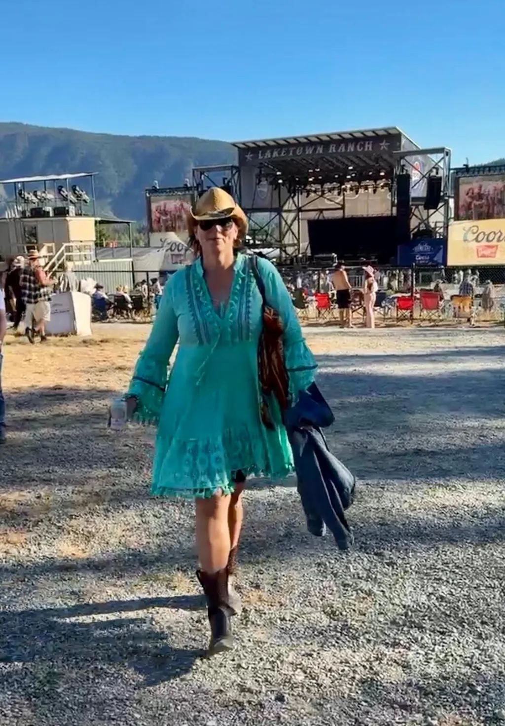 Tall Women's Boho Midi Dress | Blue