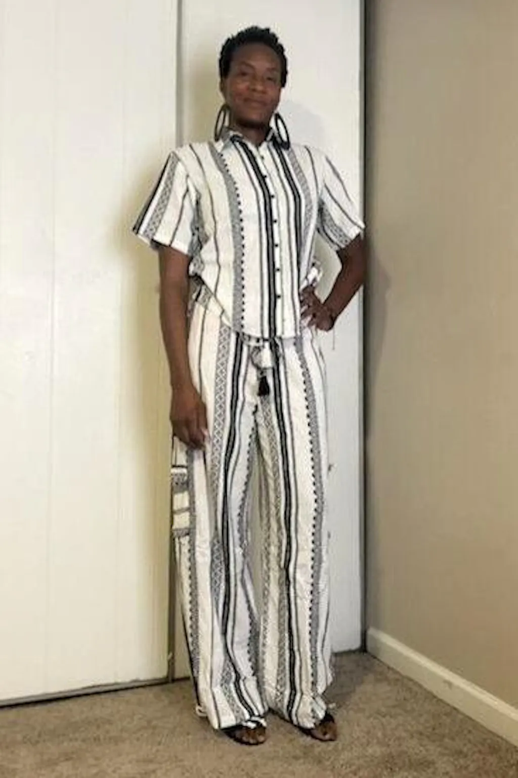 Tall Women's Harem Cargo Set