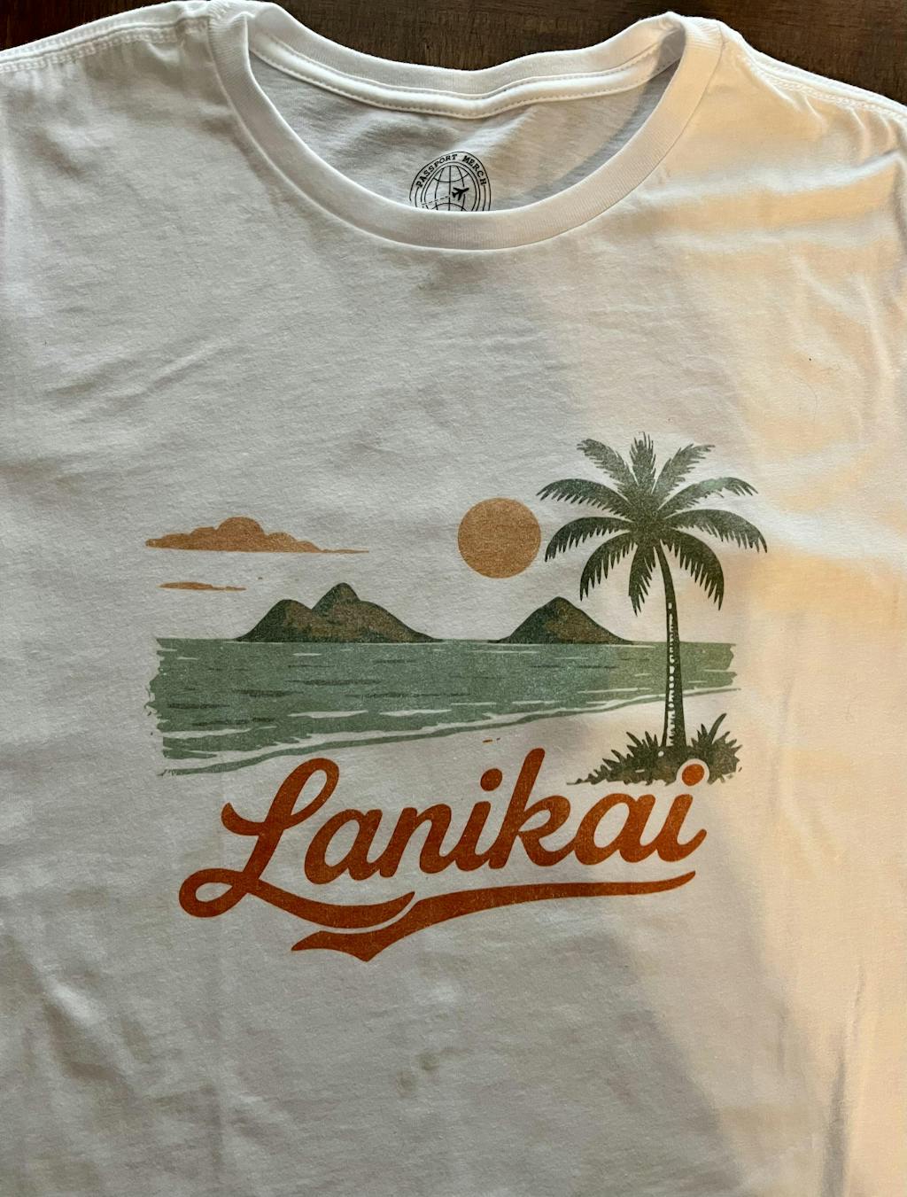 Vintage Lanikai, Oahu, Hawaii, Womens Fit T-Shirt