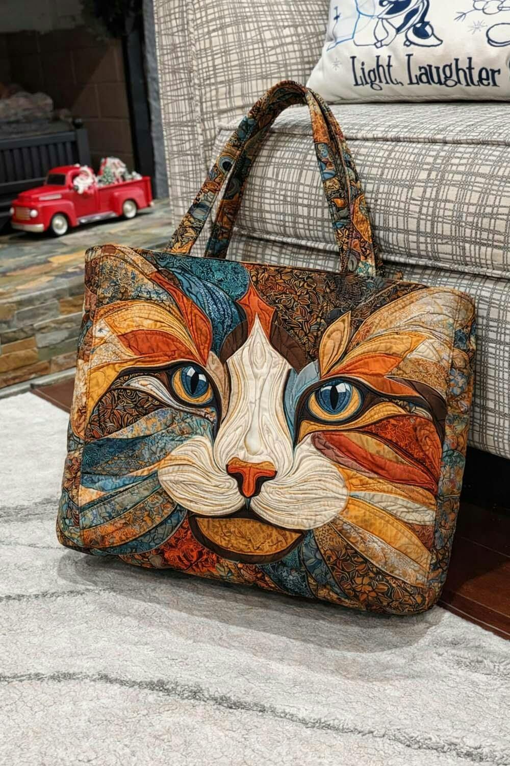 Cat Quilted Tote Bag GFTOMA2722 – Patchique Store