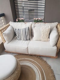 Equisite Bali Style Sofa: Bamboo eco-friendly Sofa