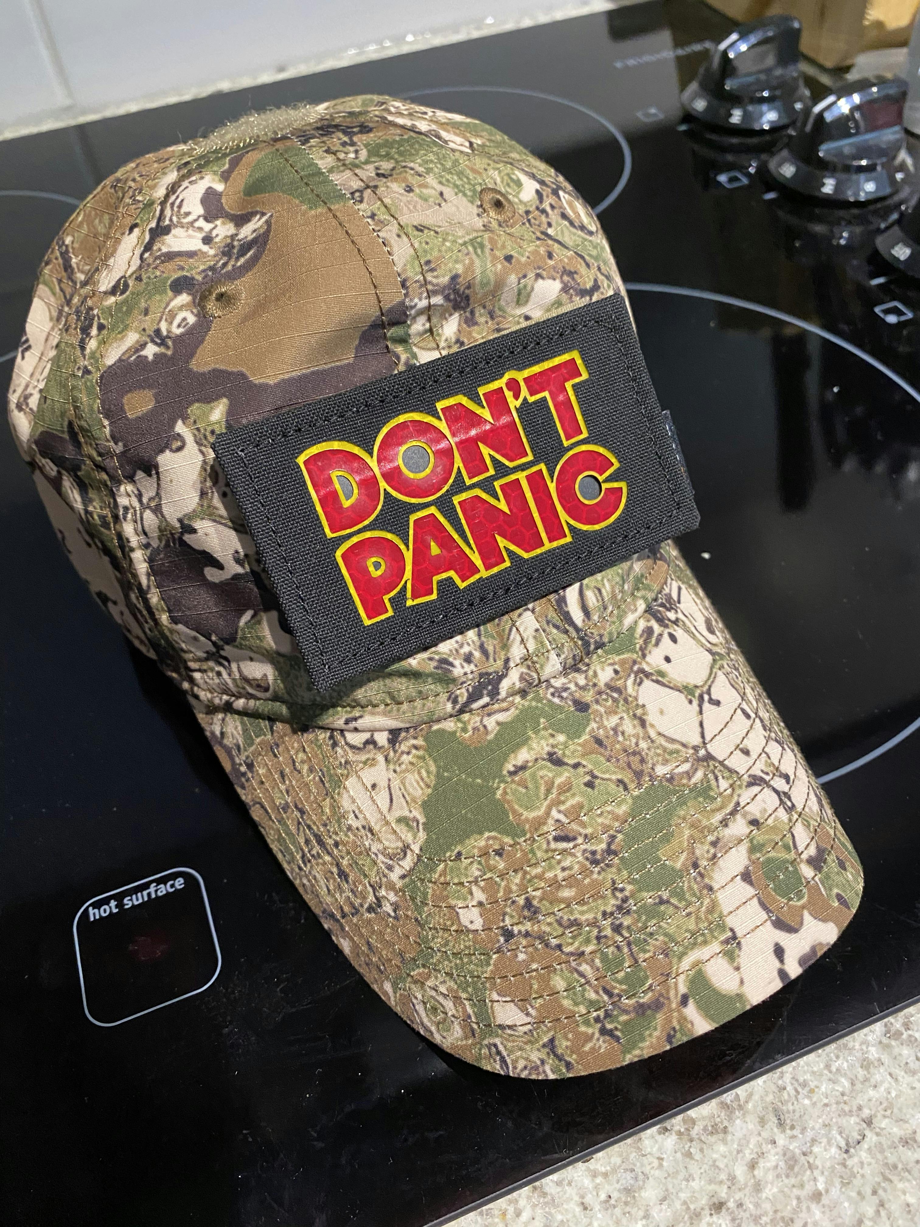 Don't Panic Patch Made in USA 3 X 2 Embroidered Patch for Jeans Backpack  Patch Patch for Jacket Gifts for Geeks Gifts Under 10 