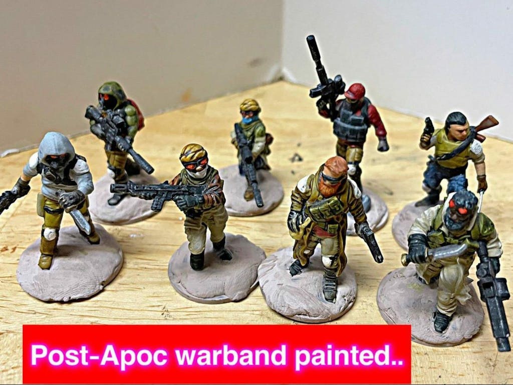 Wasteland Survivors Post Apocalyptic Miniature for Zona Alfa Fallo