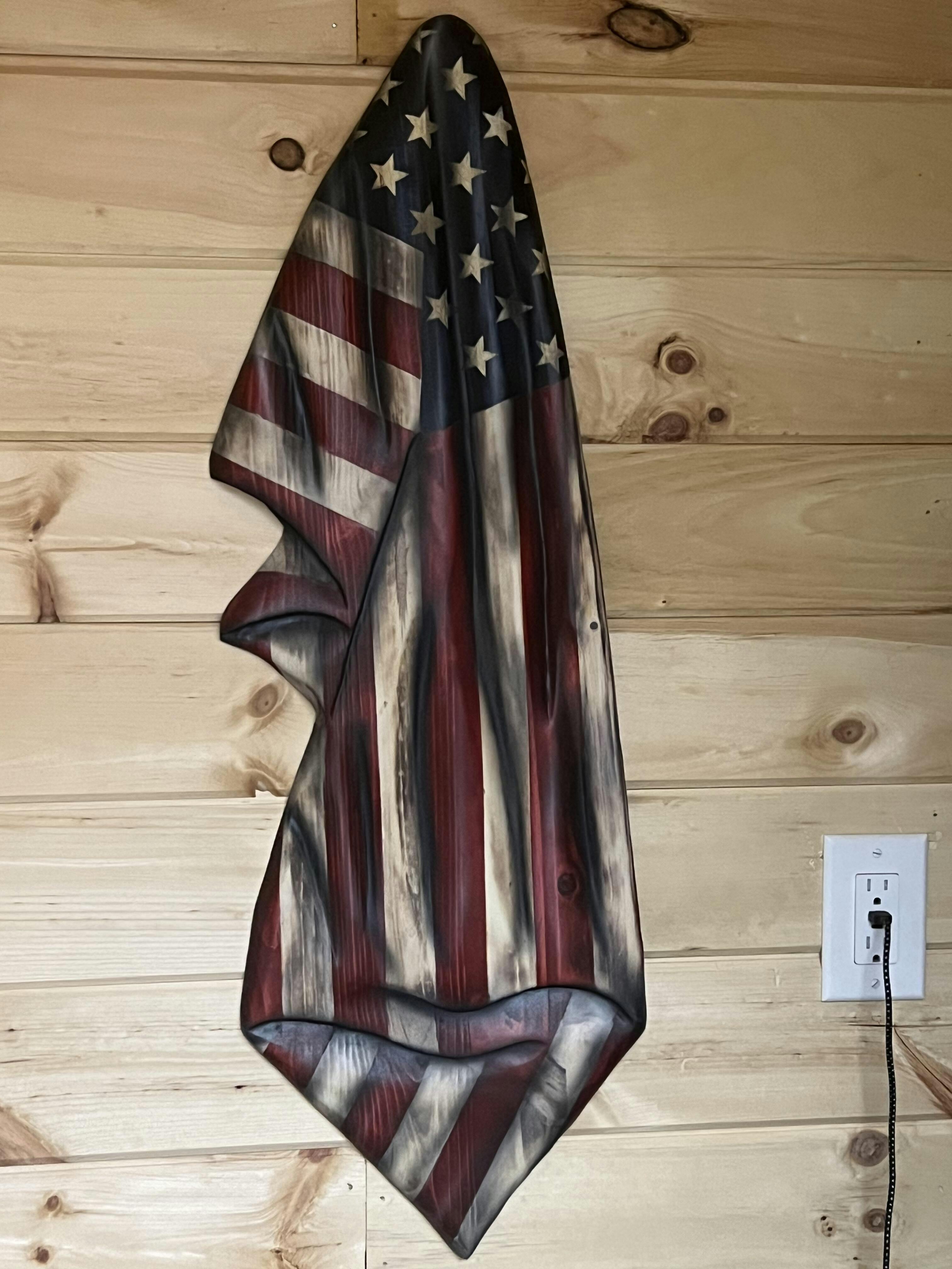 33" Draped Flags Patriot Hill Flags