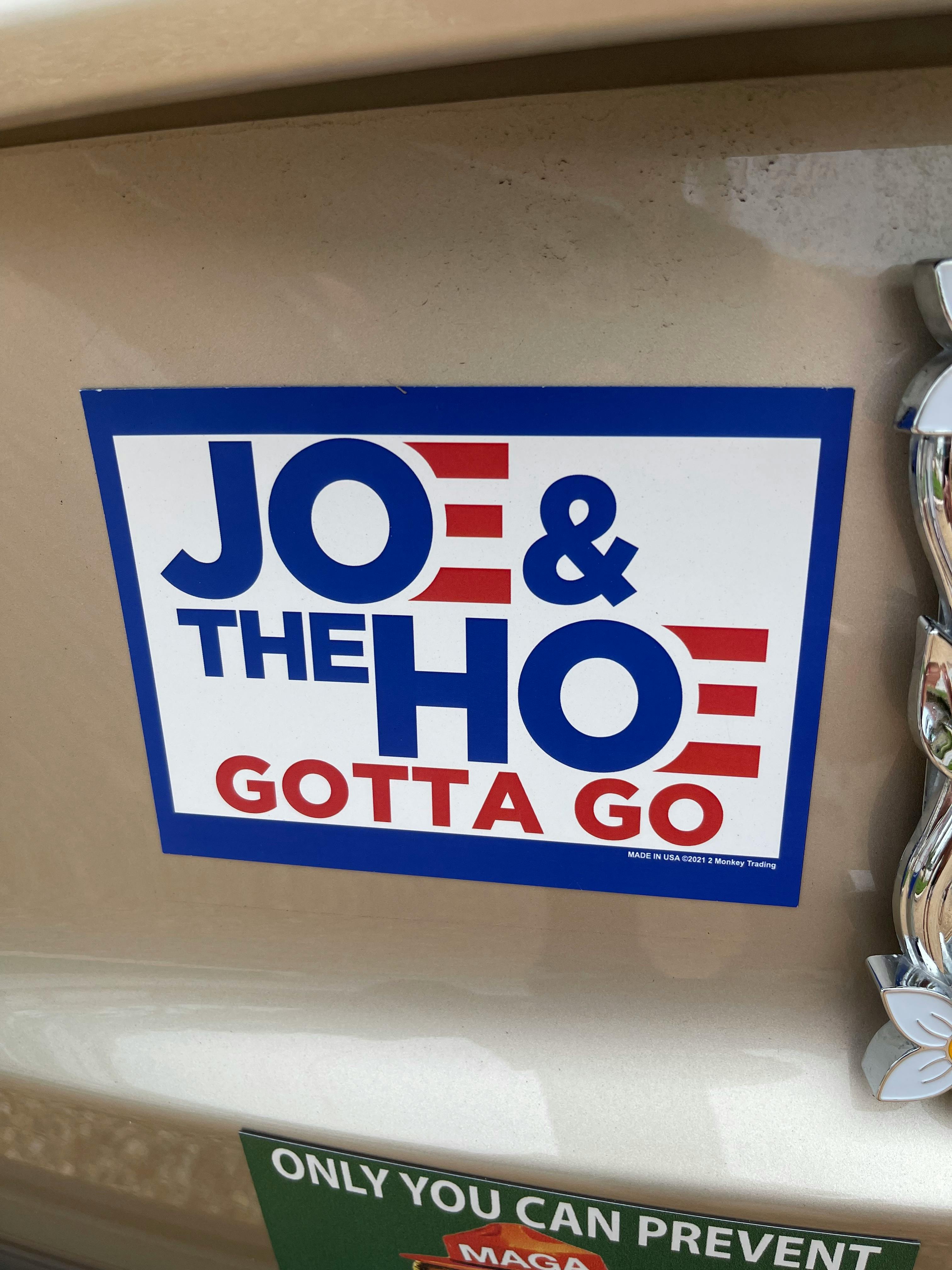 Joe and the Hoe Gotta Go Magnet - For 