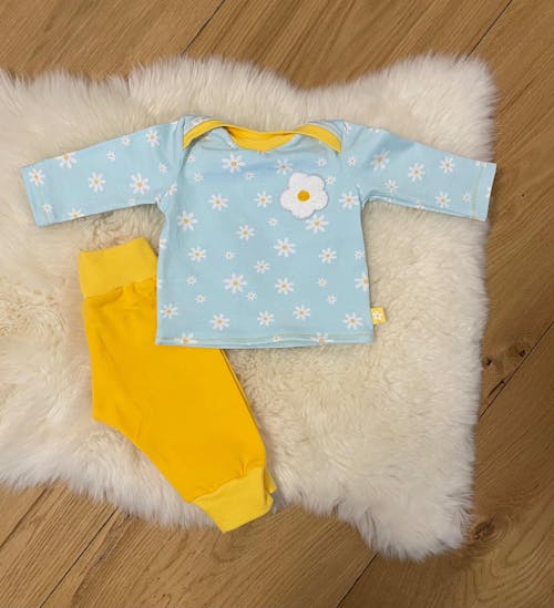 Klapp-Weblabel *blume* gelb