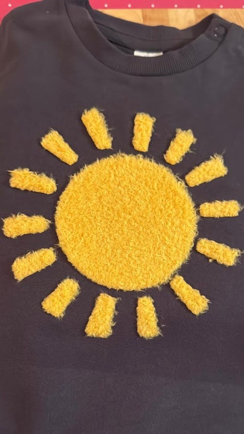 Teddy-Patch - Sonne *iron-on*