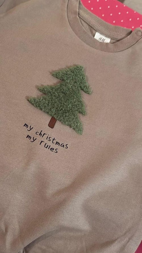 Bügelbild - my christmas, my rules