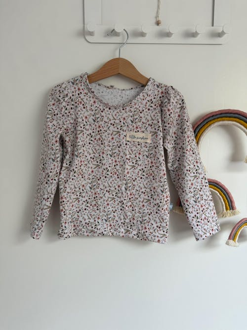 Baumwolllabel *little sunshine* - WEIß