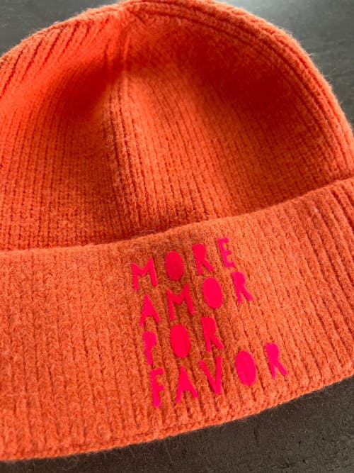 Flock-Patch - more amor *iron-on*