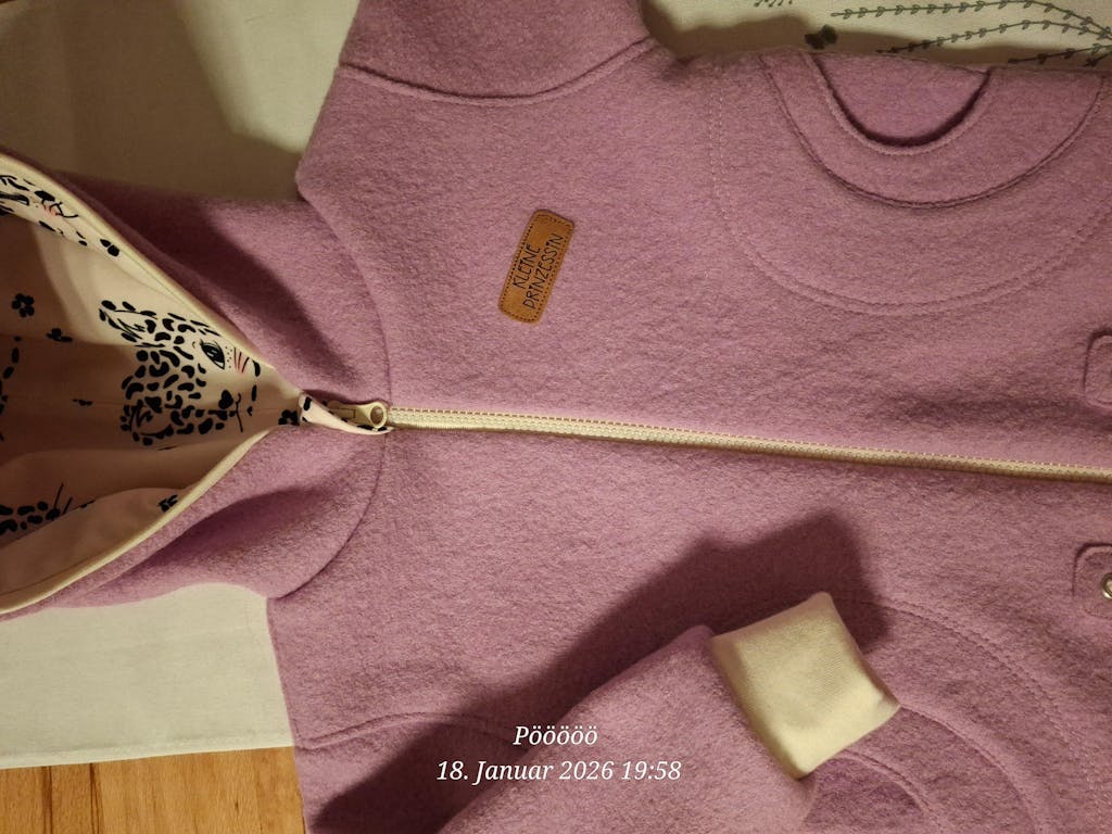 Kunstlederlabel - kleine Prinzessin *iron-on*