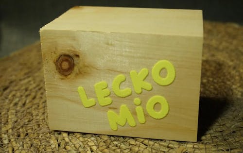 Flock-Patch - lecko mio *iron-on*