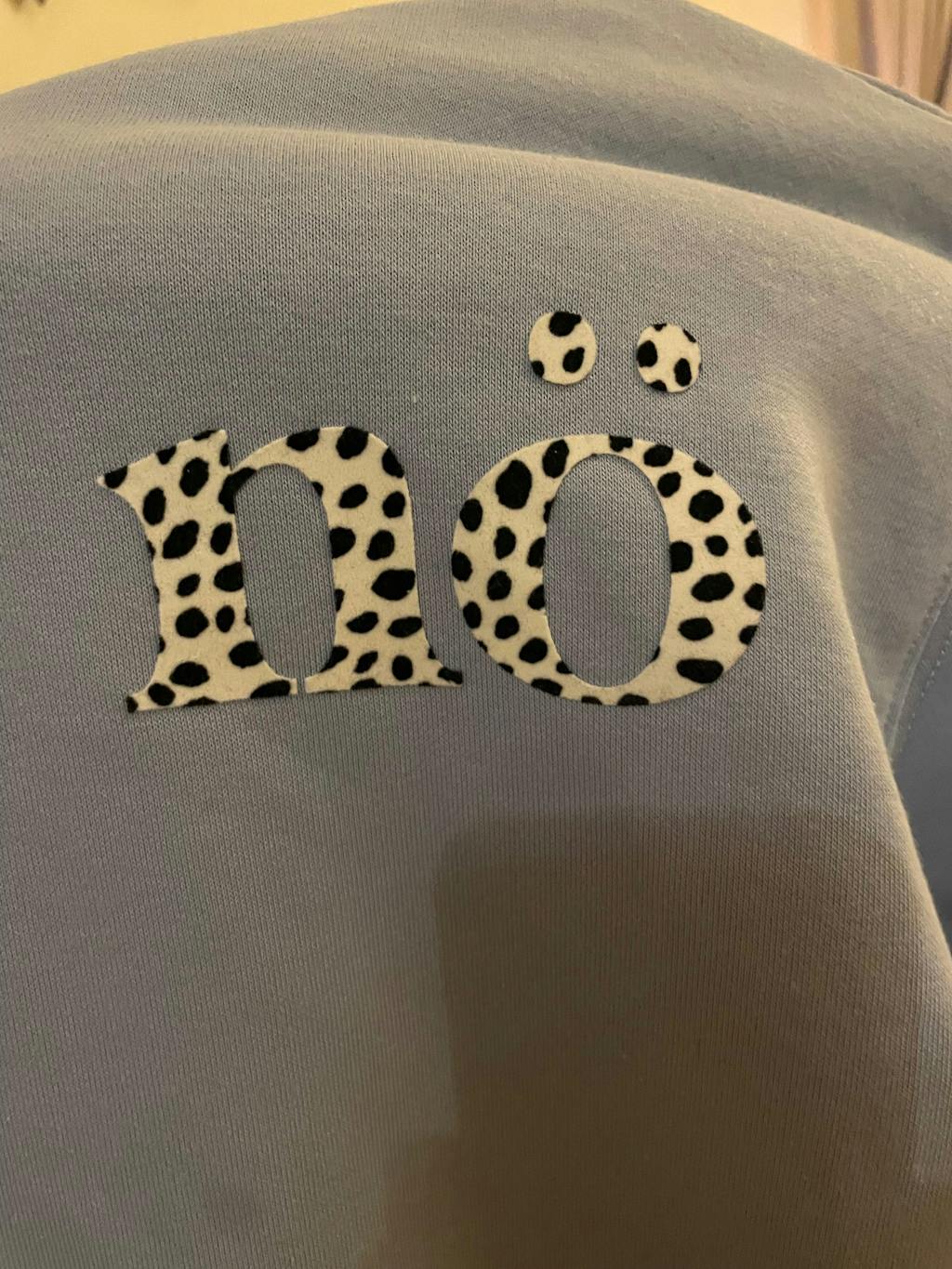 Flock-Patch - Mini nö *iron-on*