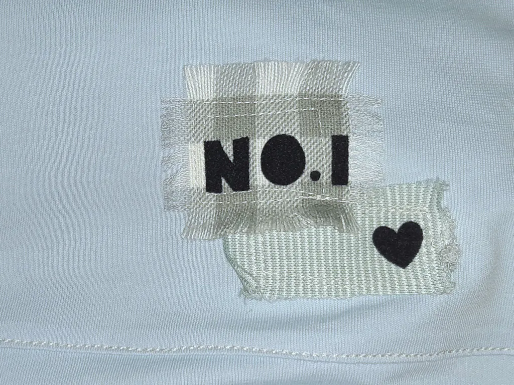 Flock-Patch - ABC Buchstaben *iron-on*