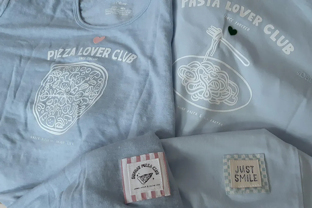 Bügelbild - Pasta Lover Club