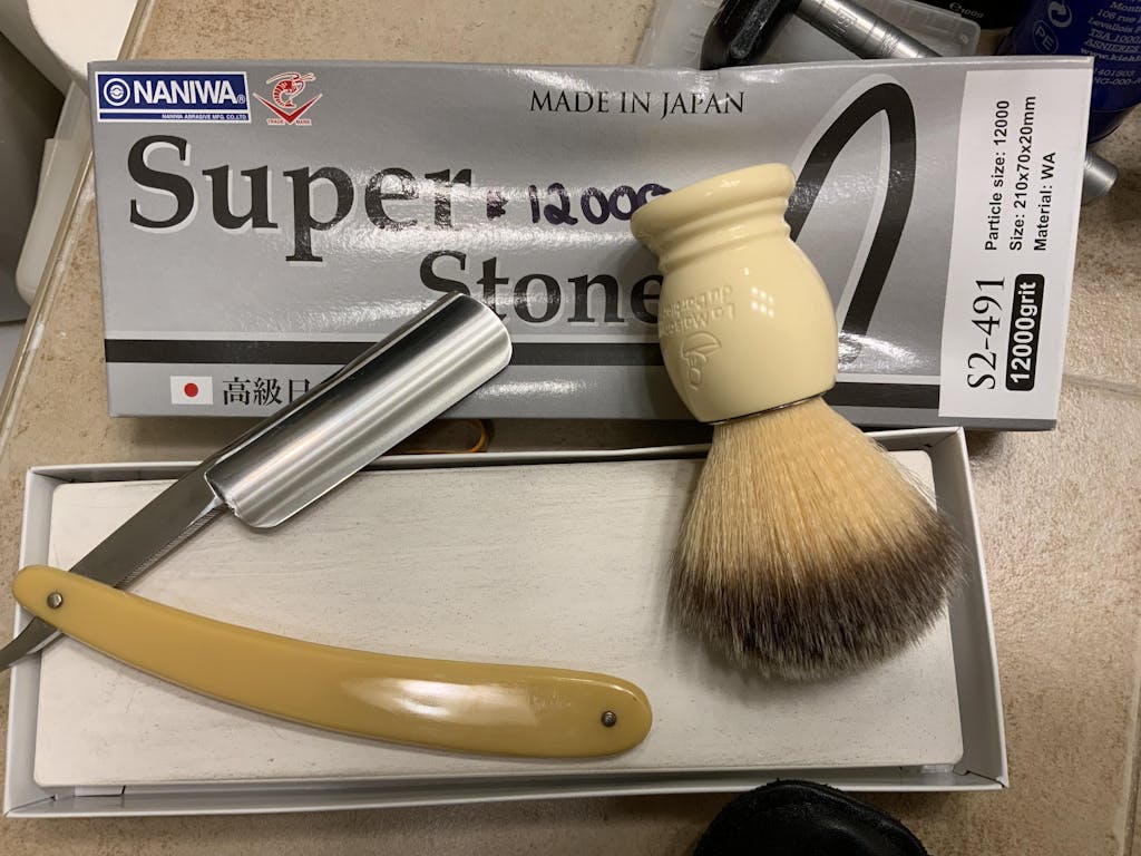 Naniwa SuperStone Japanese Whetstone Sharpening Stone, 12,000 grit