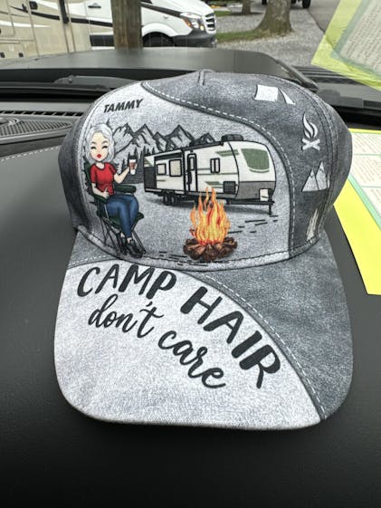 Camping Hair Don't Care Hat