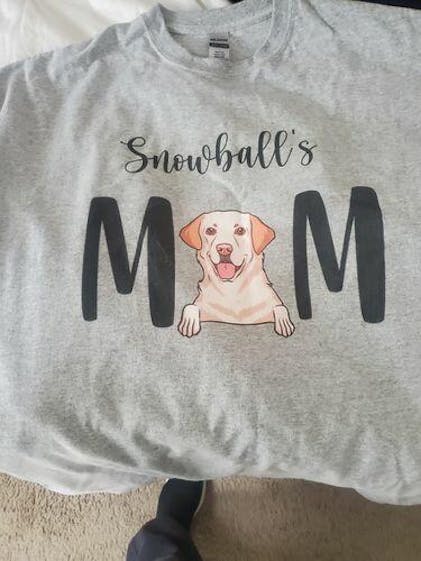 Personalized Gifts for Dog lovers, Custom T Shirt - Dog Dad Belongs To, Dog Mom Dog Dad Gift PersonalFury, Basic Tee / Light Pink / 2XL