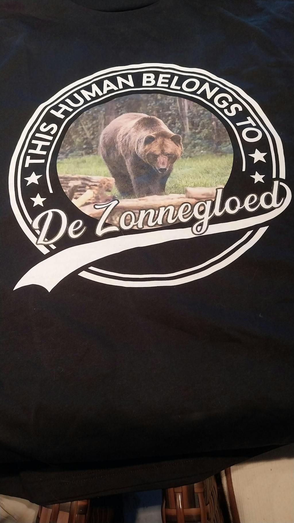 This Human Belongs To Upload Two Dogs Photo, Personalized T-Shirt With Photo, Gifts For Dog Dad Dog Mom Custom Dog Tee Shirt