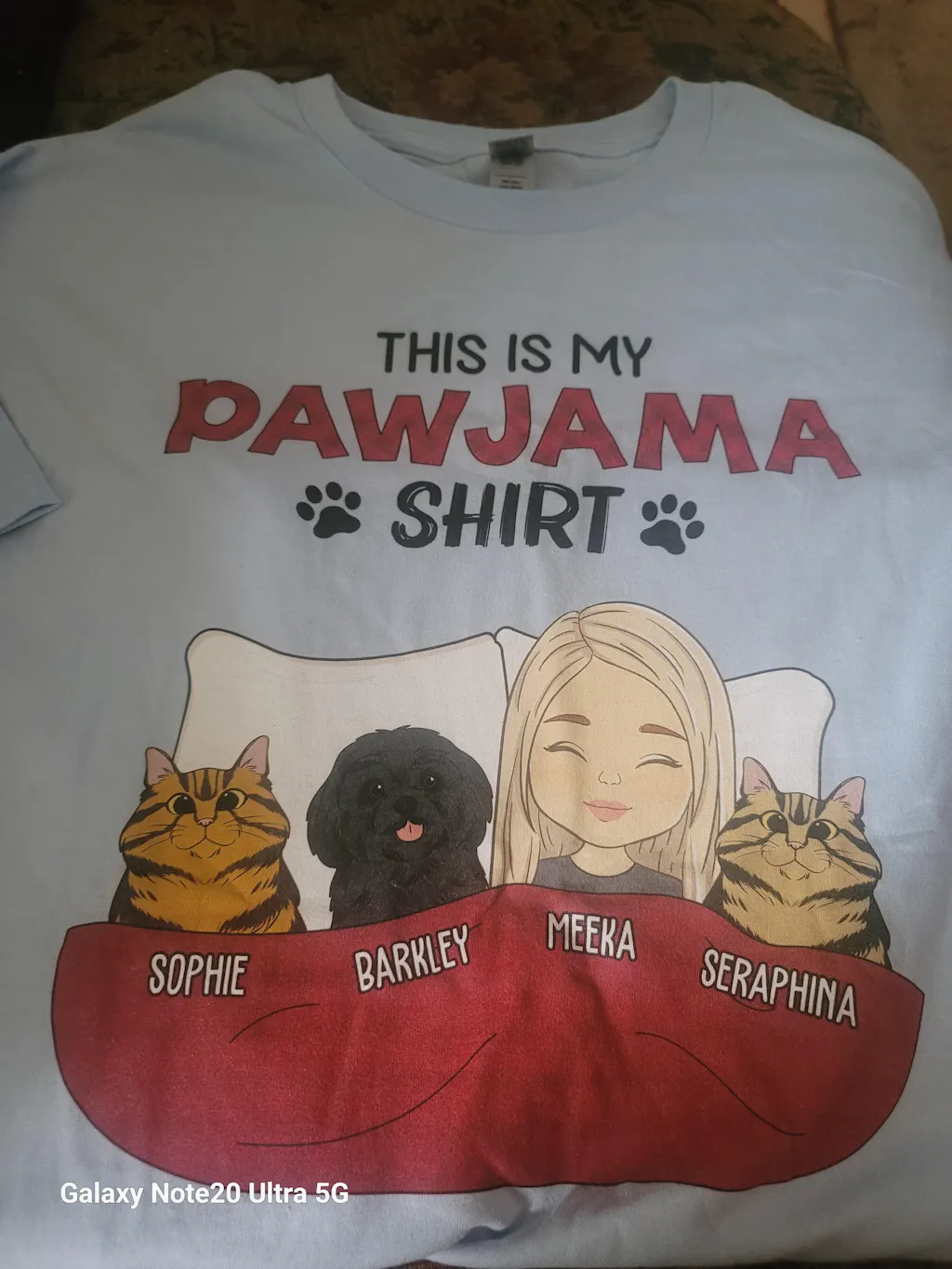 Pets Christmas Pawjama - Personalized Custom Long Sleeve T-shirt main image 1