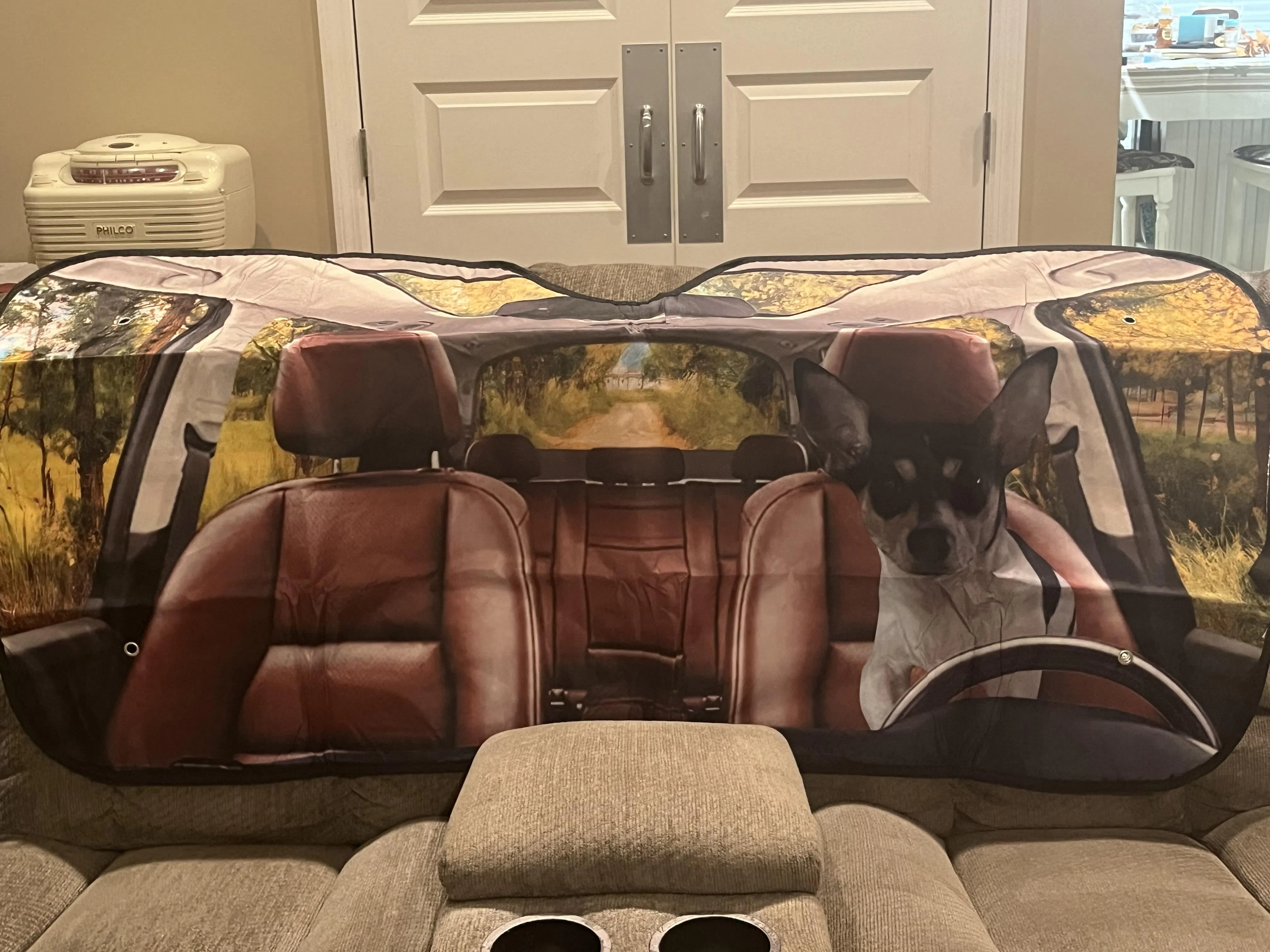Rabbit Family - Personalized Auto Sunshade - Gift For Pet Lovers