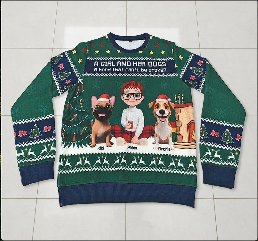 Walking On Snow Patchwork - Personalized Custom All-Over-Print Sweatshirt main image 0