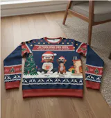 Walking On Snow Patchwork - Personalized Custom All-Over-Print Sweatshirt