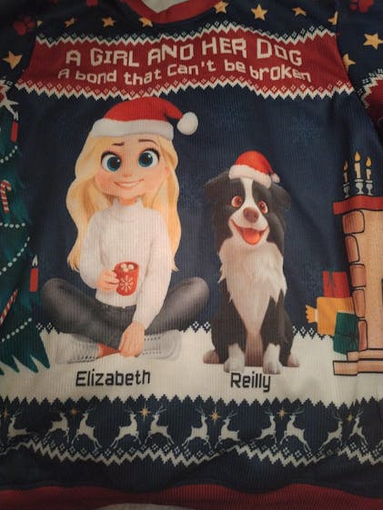 Dog Dad Mom Snow - Personalized All-Over-Print Sweatshirt - Christmas Gift For Pet Owners, Pet Lovers, Dog Lovers Designed By Generous Maggot