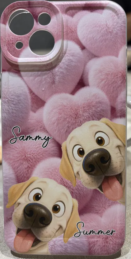 VILLCASE Supporto Per Cellulare A Forma Di Cane In Legno E PC: Simpatico E Antiscivolo Per Smartphone - 3
