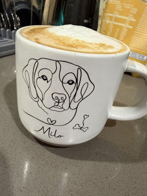 Pet Doodle - Personalized Pottery Mug, Pet Portrait Drawing, Hand Drawn, Dog Art, Cat Art Mug