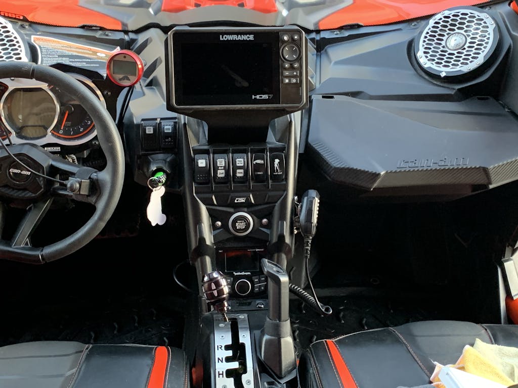 CanAm X3 Elite FS and HDS Live GPS Bracket