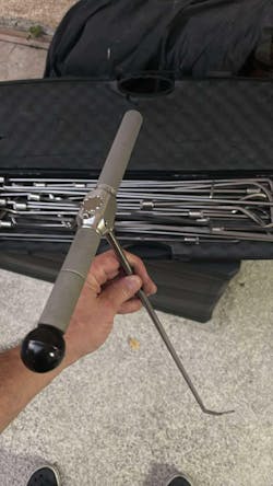 29 Pcs 360° Rotatable Paintless Dent Repair (PDR) Tools - Rust-Resistant Steel Dent Removal Rods - Tiran Edition With Special Bag