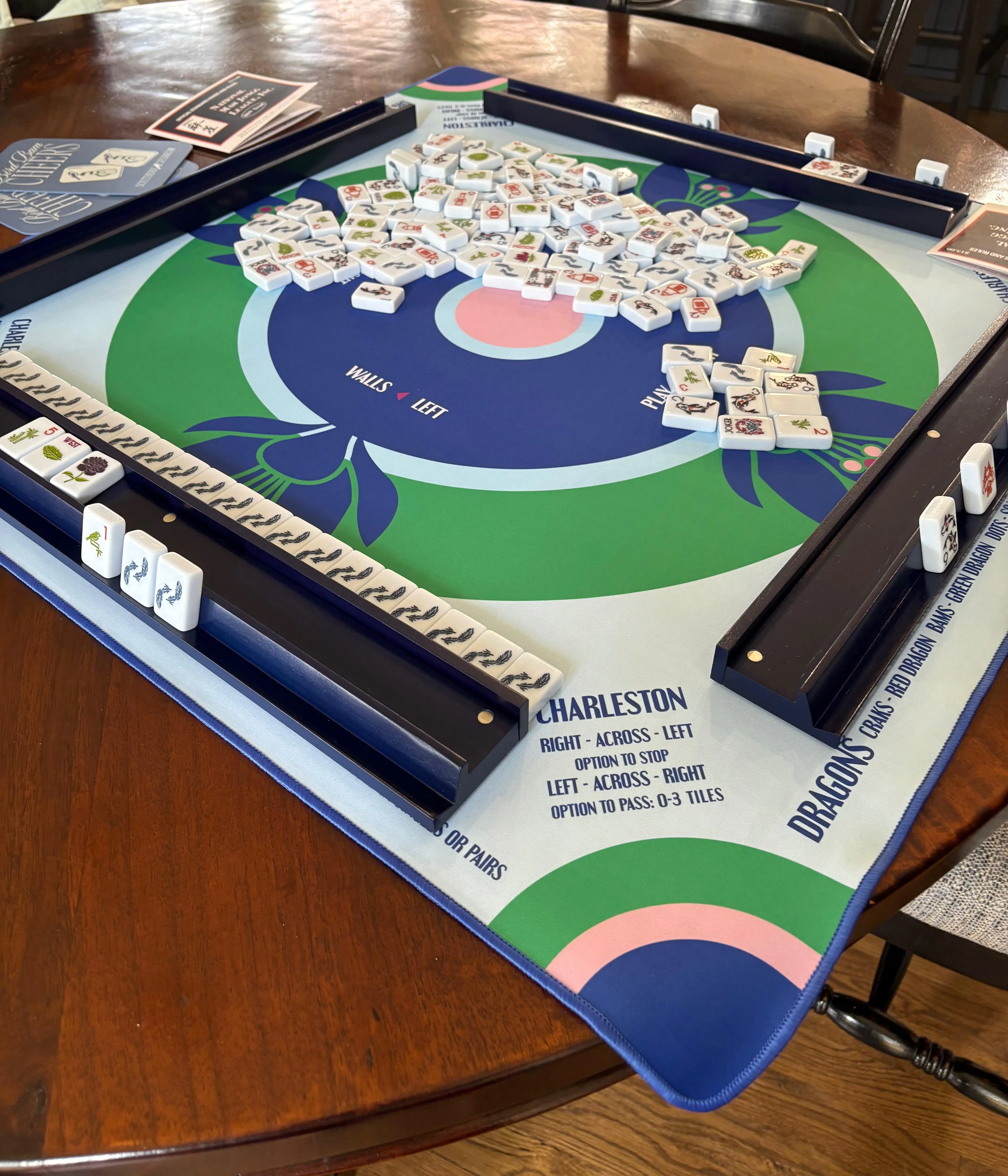 Mahjong Racks - Durable Set of 4 for Large Tiles – Peace Love Mahjong