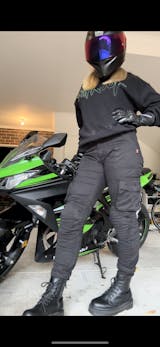 Lara Cargo Pants Beige  MotoGirl Australia NZ – Peak Moto