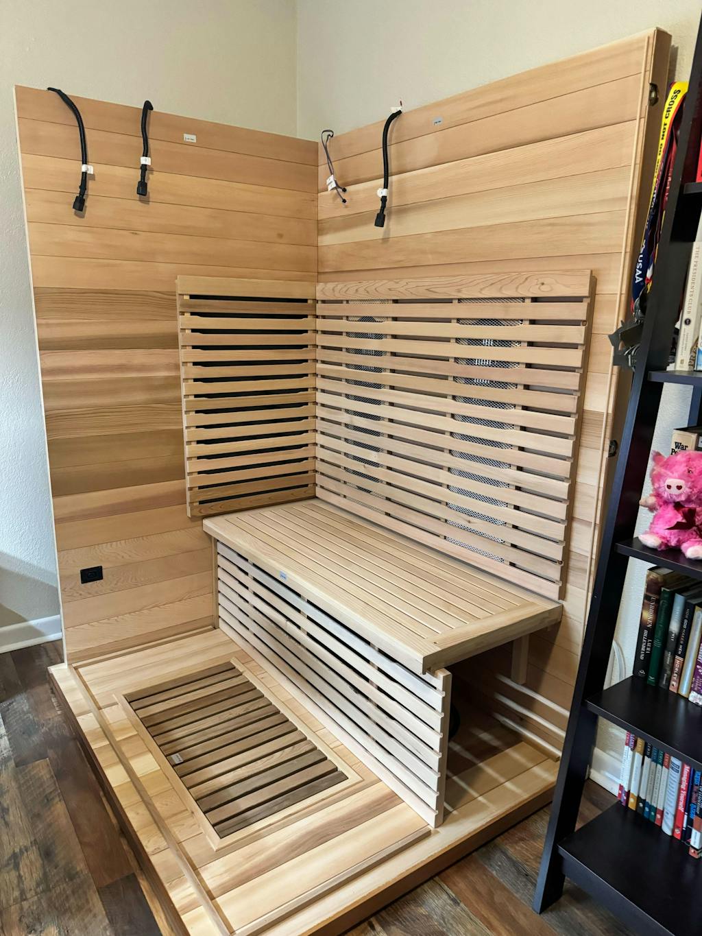 Fuji 2-Person Full Spectrum Infrared Sauna with Full-Body Medical-Grade Red Light Therapy & Smart WiFi App Control