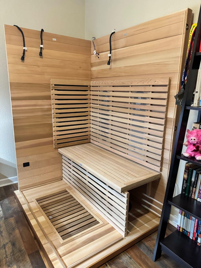 Peak Saunas Fuji 2-Person Full Spectrum Infrared Sauna with XL Medical-Grade Red Light Therapy & Smart WiFi App Control