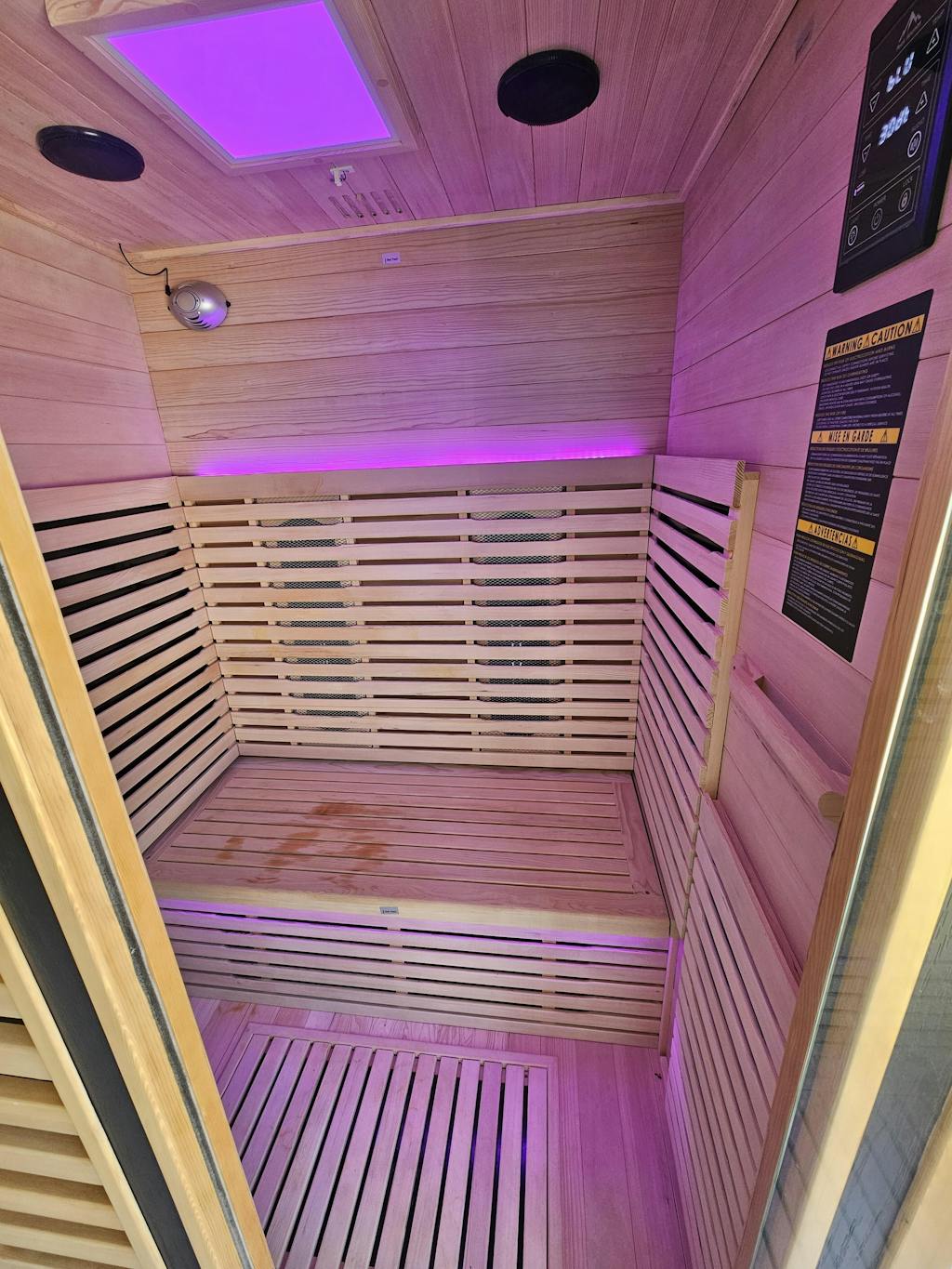 Everest 2-Person Full Spectrum Infrared Sauna with Full-Body Medical-Grade Red Light Therapy & Smart WiFi App Control