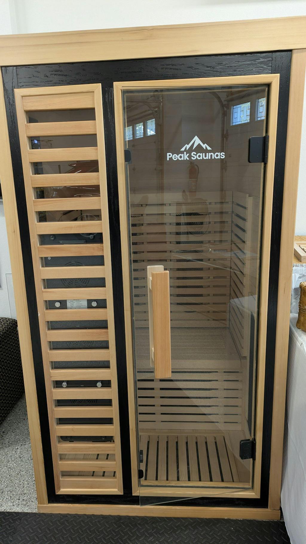 Shasta 1-Person Full Spectrum Infrared Sauna with Full-Body Medical-Grade Red Light Therapy & Smart WiFi App Control