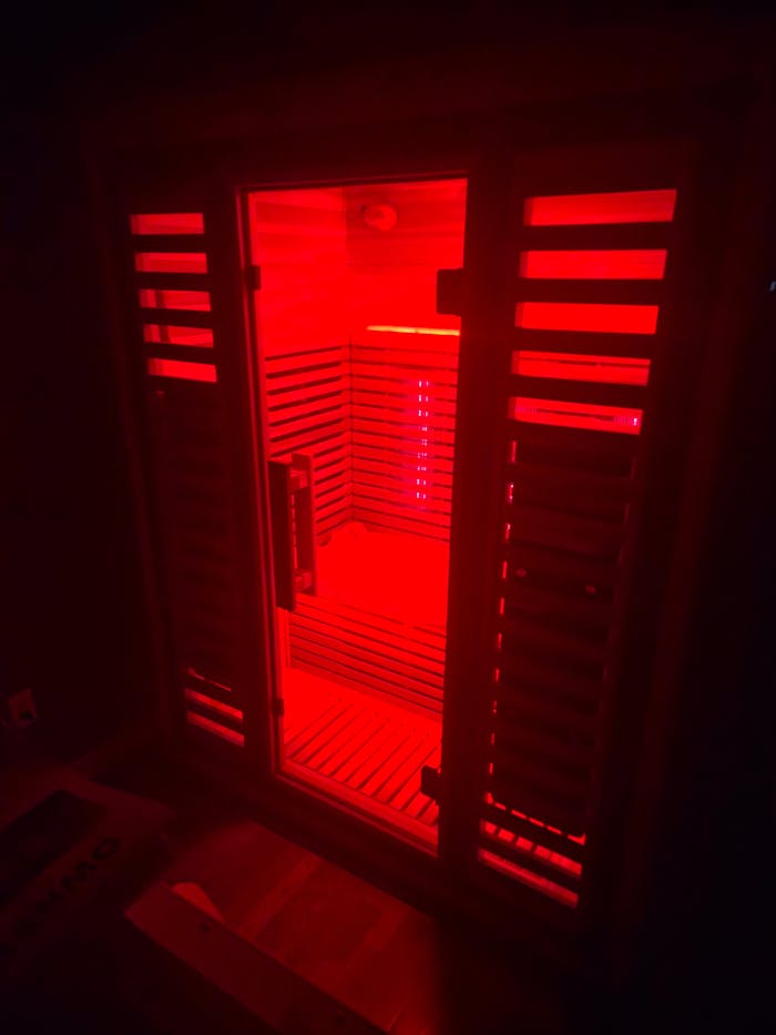 Peak Saunas Matterhorn 3-Person Full Spectrum Infrared Sauna with Built-In XL Medical-Grade Red Light Therapy & Smart WiFi App Control