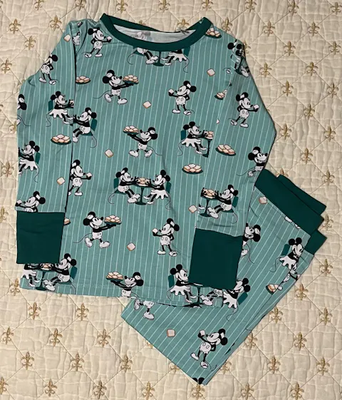 Powdered Sugar Pals Two-Piece Long Set