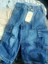 6 Pockets Cargo Denim Pants (PW1073)