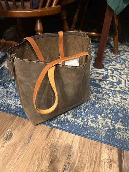 PEGAI LaSalle Leather Tote