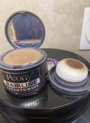 Peony 2in1 Hairline Cream Powder with 3 Extra Eyebrow Stencils