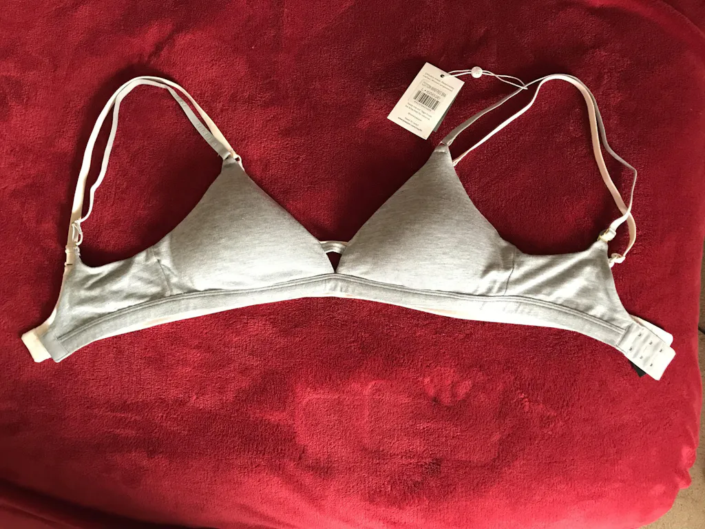 Supima® Cotton Wirefree Bra Heather Grey - Pepper®